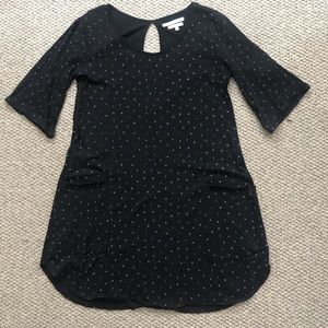 Krochet Kids Known Supply Black patterned dress